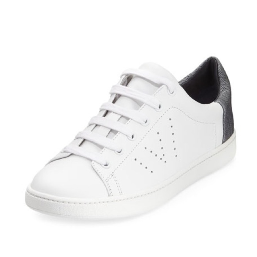 Vince Varin Leather Sneakers - Denim